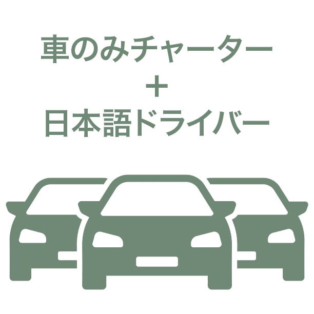 【フリープラン】セダン車のみチャーター ＜貸切／日本語ドライバー＞